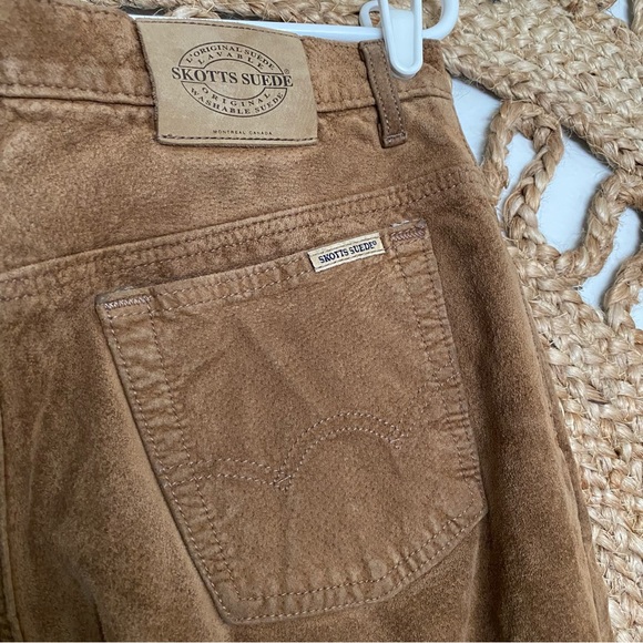 COPY - Vintage Skotts Suede,  100% suede leather pants. - Picture 3 of 9